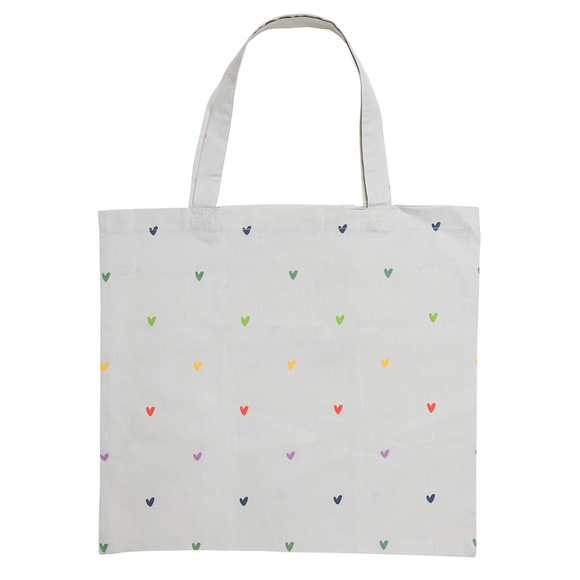 New Rainbow‎ Heart Reusable Tote - Picture 1 of 2